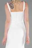 Robe de Soirée Longue Blanc ABU3345