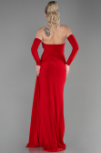 Robe de Soirée Longue Rouge ABU3351