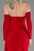 Robe de Soirée Longue Rouge ABU3351
