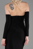Robe de Soirée Longue Noir ABU3351
