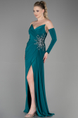 Robe de Soirée Longue Vert ABU3351