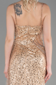 Haute Couture Longue Squameuse Or ABU3347