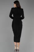 Robe de Cérémonie Midi Noir ABK1861