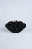 Sac de Soirée Luxe Squameuse Noir SH831