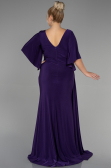 Robe Grande Taille Longue Violet ABU3173