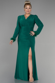 Robe de Soirée Grande Taille Longue Émeraude ABU2832