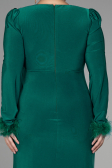 Robe de Soirée Grande Taille Longue Émeraude ABU2832