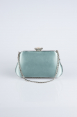 Sac de Soirée Luxe Satin Turquoise SH834