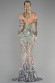 Robe Queue de Poisson Longue Menthe ABU3396