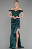 Robe de Soirée Longue Émeraude ABU3384
