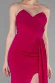 Robe de Soirée Longue Fushia ABU3344