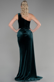 Robe de Soirée Longue Velours Émeraude ABU3365
