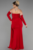 Robe de Soirée Grande Taille Longue Rouge ABU3352