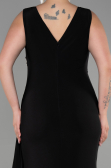 Robe Grande Taille Longue Noir ABU3438