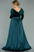 Robe Grande Taille Longue Émeraude ABU2084