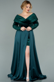 Robe Grande Taille Longue Émeraude ABU2084
