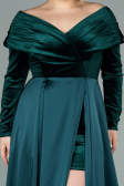 Robe Grande Taille Longue Émeraude ABU2084