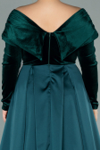 Robe Grande Taille Longue Émeraude ABU2084