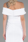 Robe de Cérémonie Midi Blanc ABK1902