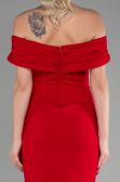 Robe de Cérémonie Midi Rouge ABK1902