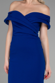 Robe de Cérémonie Midi Bleu Saxe ABK1902