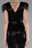 Robe de Soirée Longue Noir ABU881
