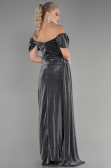 Robe de Soirée Longue Anthracite ABU2657
