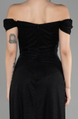 Robe de Soirée Longue Noir ABU3472