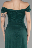 Robe de Soirée Longue Émeraude ABU3472