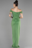 Robe de Soirée Longue Pistache vert ABU3473