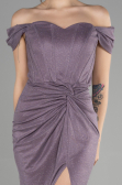 Robe de Soirée Longue Lavande ABU3473