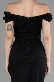 Robe de Soirée Longue Noir ABU3473