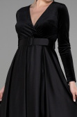 Robe de Soirée Longue Noir ABU3388