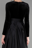 Robe de Soirée Longue Noir ABU3388