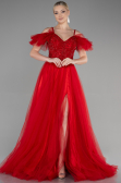Robe de Soirée Longue Rouge ABU3500