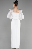 Robe de Soirée Longue Blanc ABU3508
