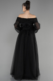 Robe De Fiançaille Longue Noir ABU1468