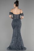 Robe Queue de Poisson Longue Anthracite ABU3527