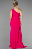 Robe Grande Taille Longue Fushia ABU3132