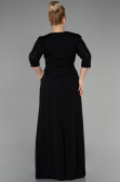 Robe de Soirée Grande Taille Longue Noir ABU3504