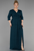Robe de Soirée Grande Taille Longue Émeraude ABU3504