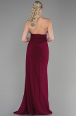 Robe de Soirée Longue Couleur Cerise ABU3344