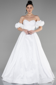 Robe de Soirée Longue Blanc ABU3547