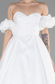 Robe de Soirée Longue Blanc ABU3547