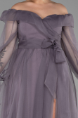 Robe Grande Taille Longue Lavande ABU1535