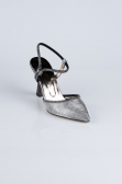 Stiletto Coupe Au Laser Platine MJ5150