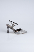 Stiletto Coupe Au Laser Platine MJ5150