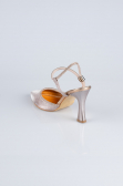 Stiletto Coupe Au Laser Rose MJ5150