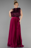 Robe Grande Taille Longue Prune ABU3341