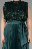 Robe Grande Taille Longue Émeraude ABU3341